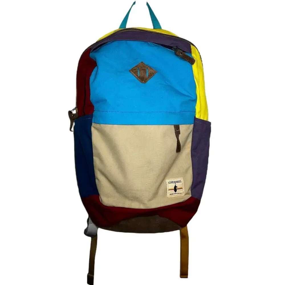 Cotopaxi Backpack Adjustable Strap Multi-Compartment Colorblock Multicolor